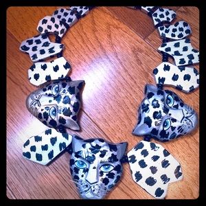 Cheetah Necklace Leopard pattern chain